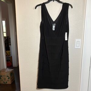 Bisou Bisou Elegant Black Sleeveless Dress